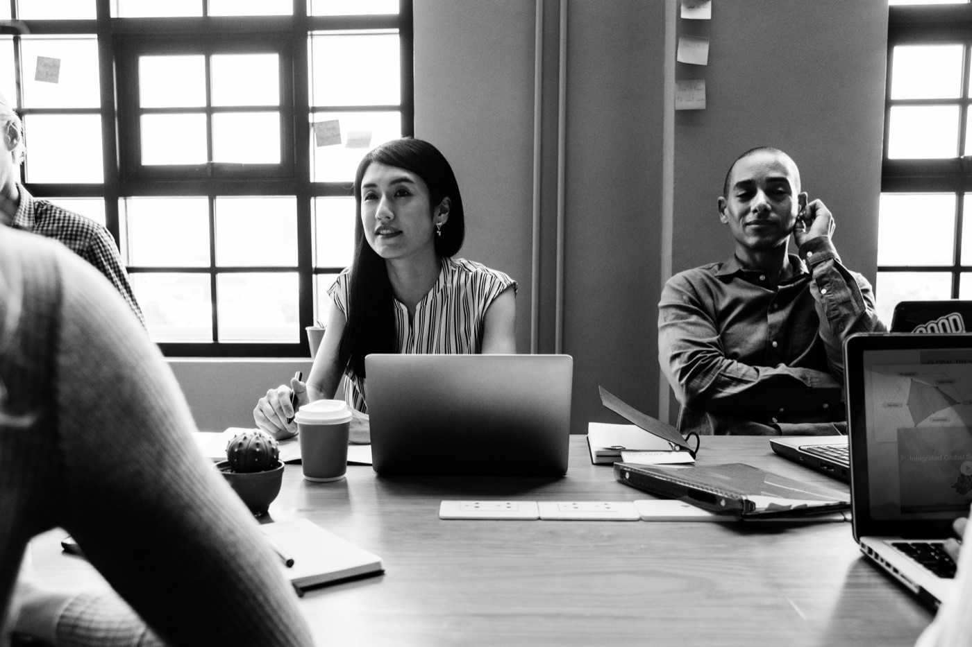 Woman in a business meeting